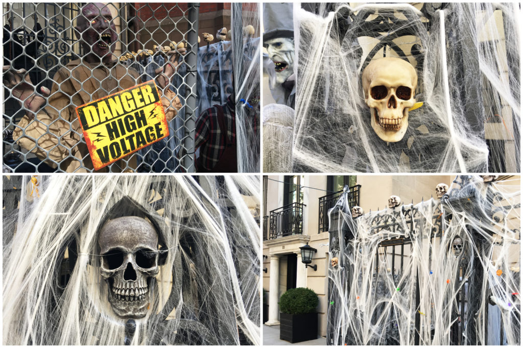 Halloween decorations Upper East Side New York