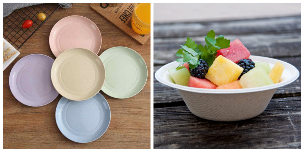 Sustainable luxury plates and bowls for outdoor parties