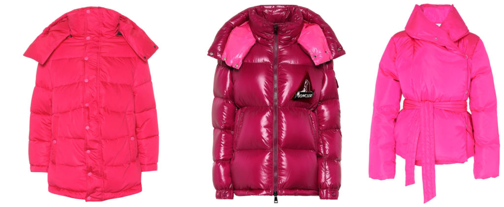 best pink luxury designer puffer jackets fall-winter 2019-20