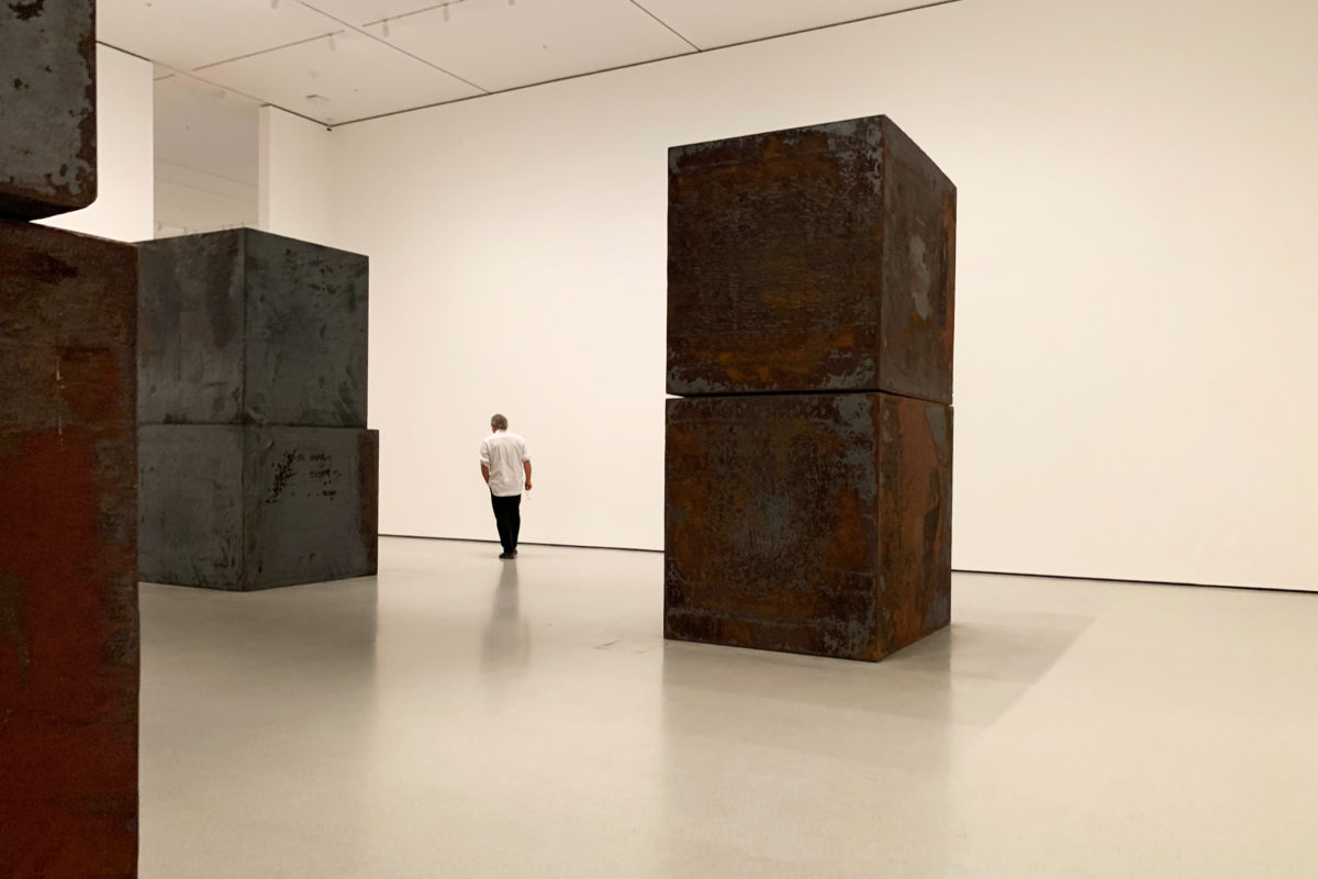 Richard Serra Equal sculpture Museum of Modern Art MoMA New York