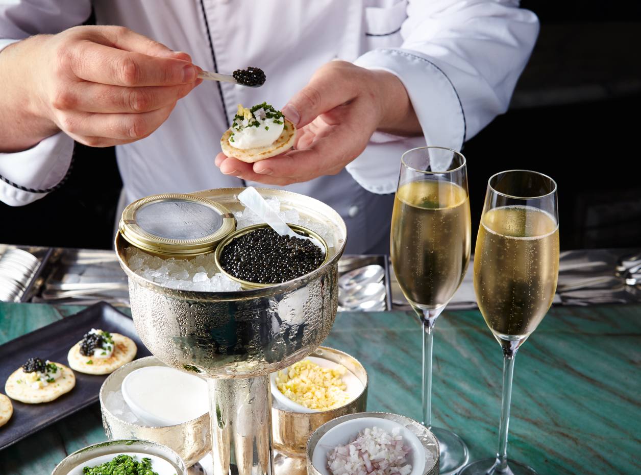 caviar, luxury party, holidays, January 2020