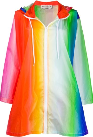 designer fashion in rainbow colors