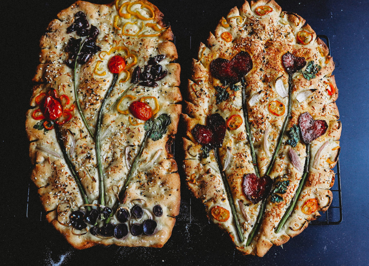 how to bake one of the stunning new focaccia gardens