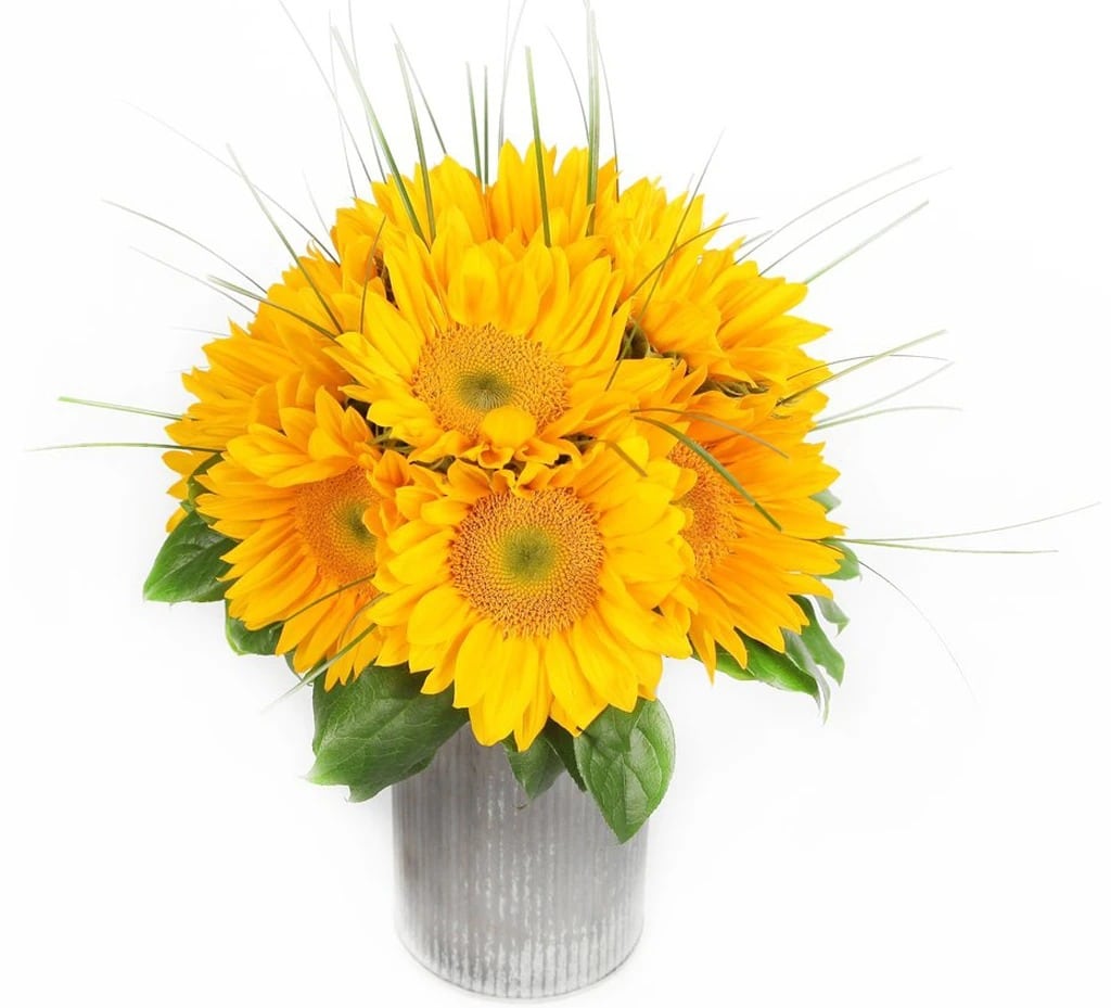 luxurious sunflower bouquet